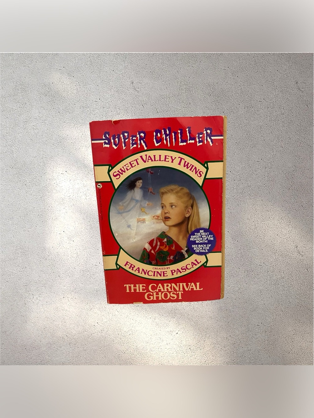 Sweet Valley Twins Super Chiller #3 Paperback Francine Pascal carnival ghost